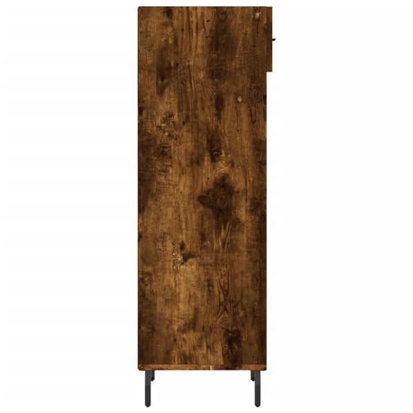 vidaXL skoreol 30x35x105 cm konstrueret træ røget egetræsfarve