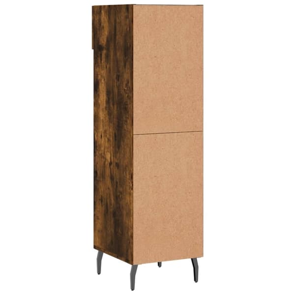 vidaXL skoreol 30x35x105 cm konstrueret træ røget egetræsfarve