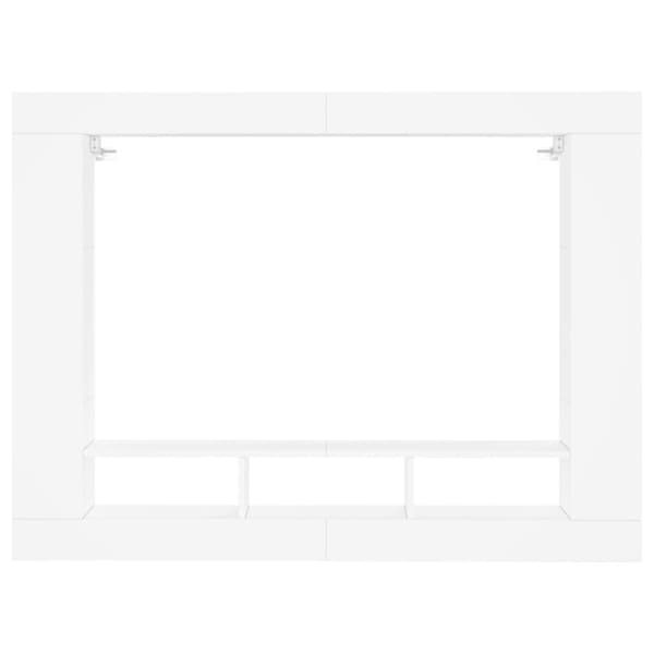 vidaXL tv-møbel 152x22x113 cm konstrueret træ hvid