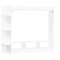 Miniatyrbillede 5 af 9: vidaXL tv-møbel 152x22x113 cm konstrueret træ hvid