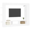 Miniatyrbillede 2 af 9: vidaXL tv-møbel 152x22x113 cm konstrueret træ hvid