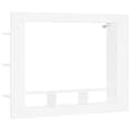Miniatyrbillede 1 af 9: vidaXL tv-møbel 152x22x113 cm konstrueret træ hvid
