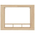 Miniatyrbilde 3 av 9: vidaXL TV-benk sonoma eik 152x22x113 cm konstruert tre