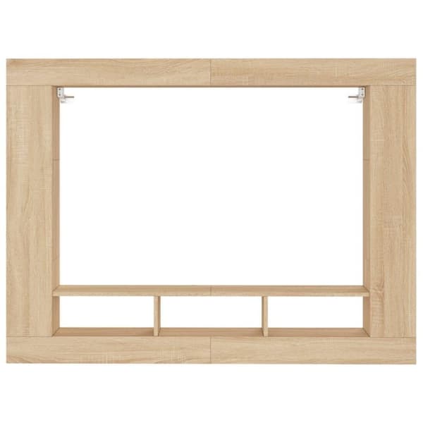 vidaXL TV-benk sonoma eik 152x22x113 cm konstruert tre
