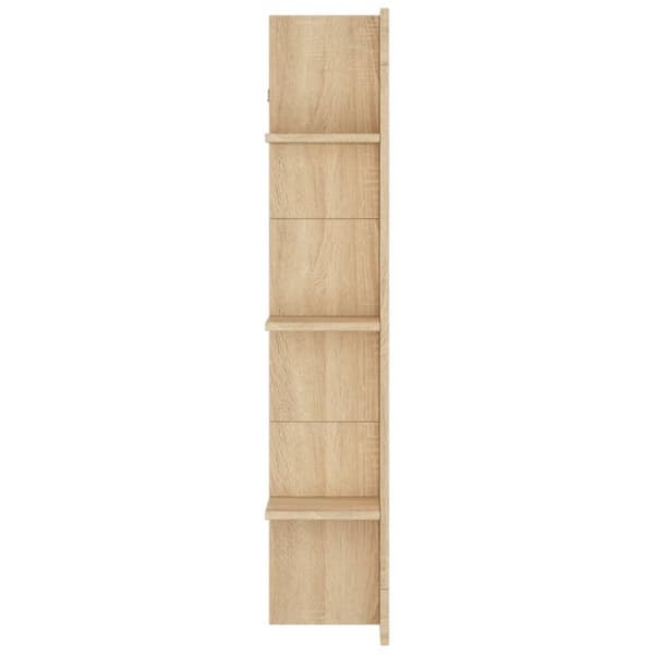 vidaXL TV-benk sonoma eik 152x22x113 cm konstruert tre