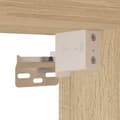 Miniatyrbilde 6 av 9: vidaXL TV-benk sonoma eik 152x22x113 cm konstruert tre