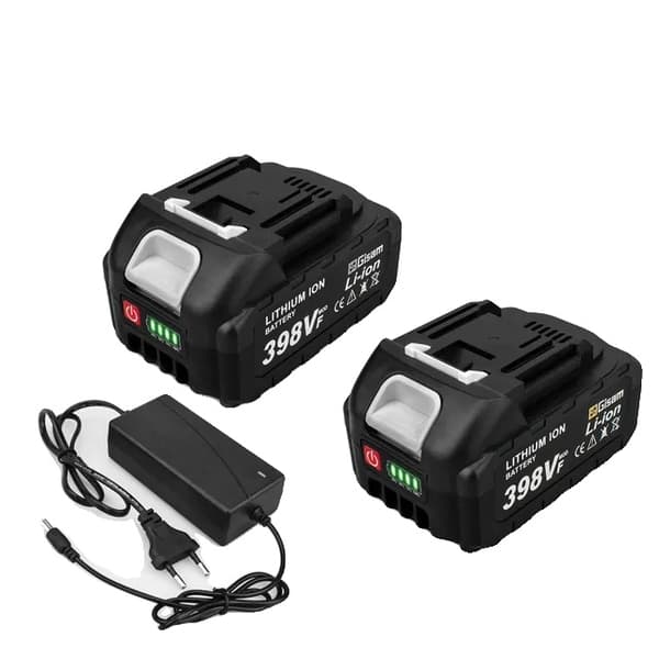 Litiumjonbatteri, 15000mAh kapacitet, batteriindikator