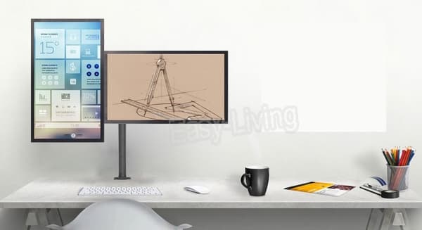 Skærmmonteringsarm, fuld bevægelse, 10-27 LCD LED
