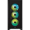 Miniatyrbild 7 av 7: Case Corsair iCUE 4000X RGB Mid Tower, Tempered Glass, Black