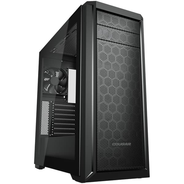 COUGAR MX330-G PRO PC Case, Mid Tower, Black Sort