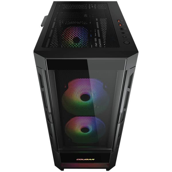 COUGAR DUOFACE RGB PC Case, Mid Tower, Black