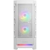 COUGAR Airface RGB White, Mid Tower, 2x 140 1x120 ARGB Fans, RGB Button,  4mm Tempered Glass, Mini ITX / Micro ATX / ATX / CEB/ E-ATX, USB 3.0 x 2, US