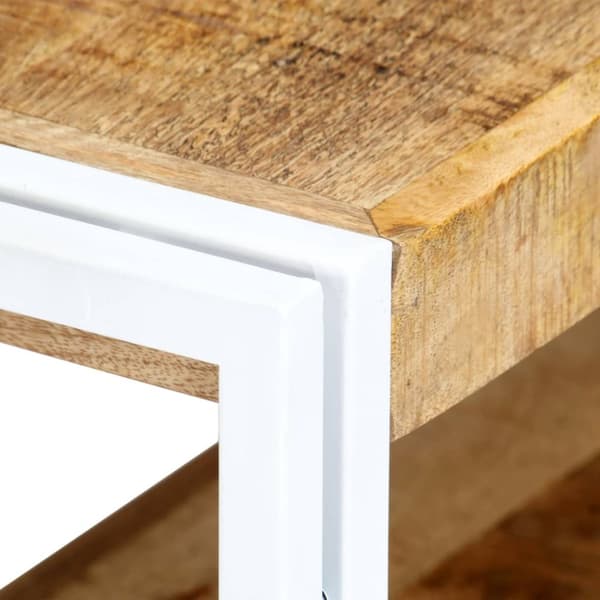 tv-skab 90 x 30 x 40 cm massivt mangotræ