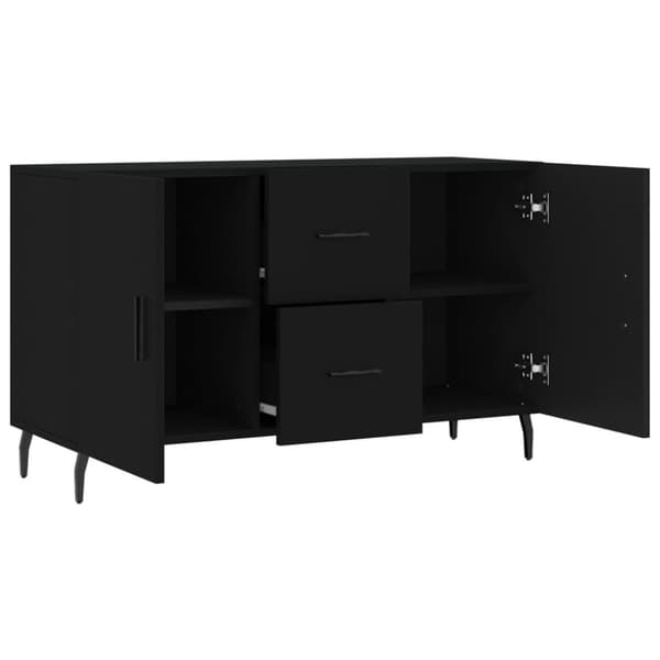 Senkki musta 100x36x60 cm tekninen puu