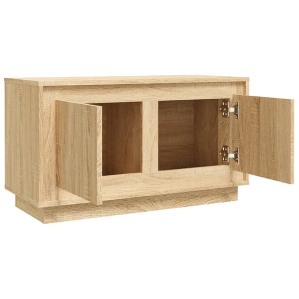 TV-skåp sonoma-ek 80x35x45 cm konstruerat trä