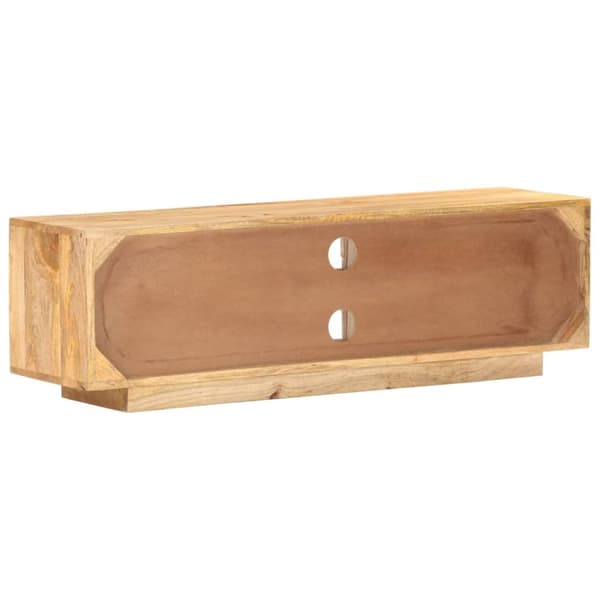 tv-skab 116x30x35 cm massivt mangotræ