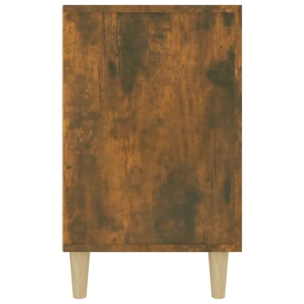 skænk 100x36x60 cm konstrueret træ røget egetræsfarve