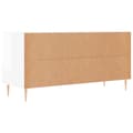 Pikkukuva 8 / 10: TV-taso korkeakiilto valkoinen 102x36x50 cm tekninen puu