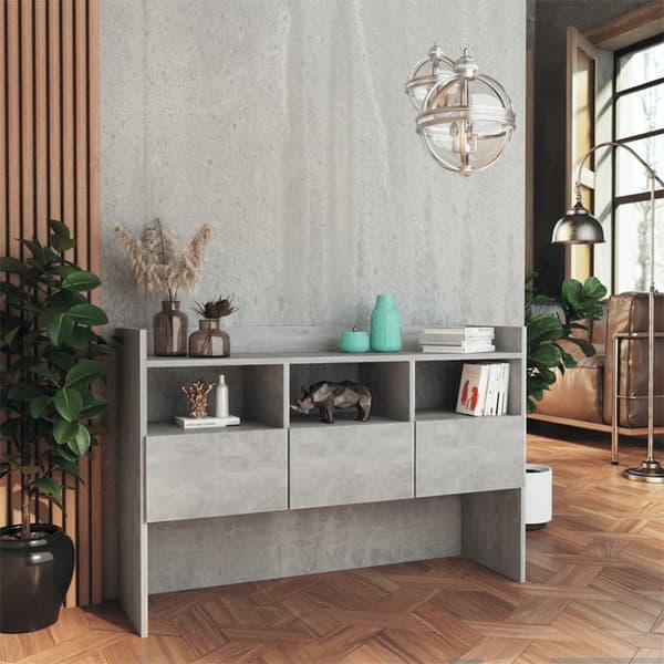 Senkki betoninharmaa 105x30x70 cm tekninen puu