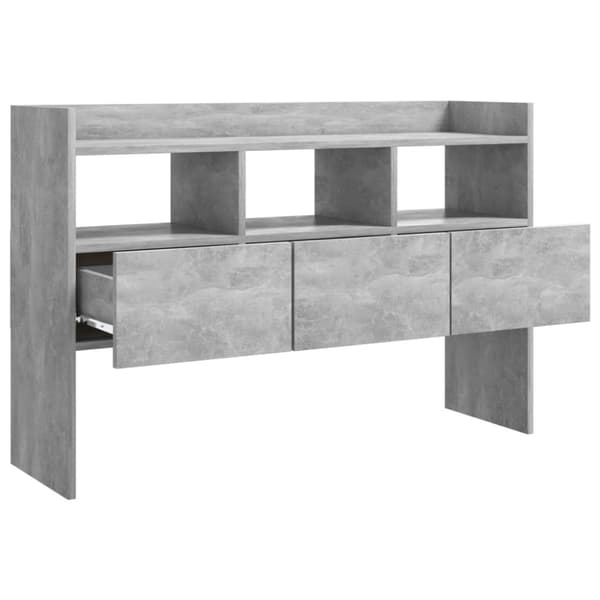Senkki betoninharmaa 105x30x70 cm tekninen puu