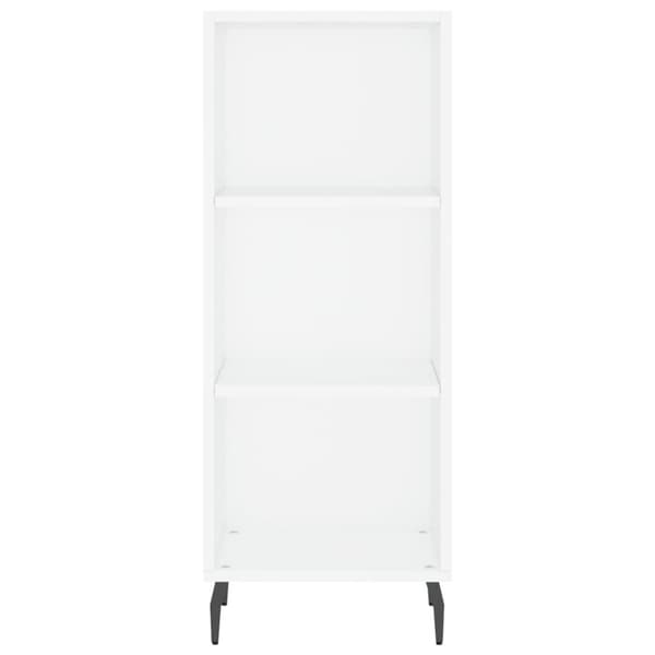 Skåp vit 34,5x32,5x90 cm konstruerat trä