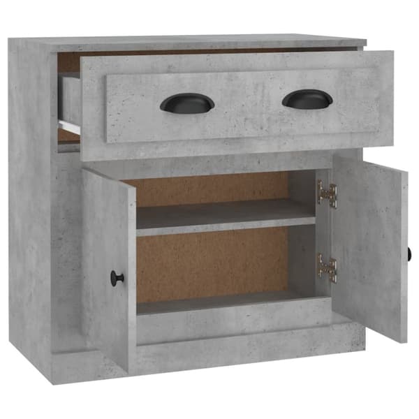 Senkki betoninharmaa 70x35,5x67,5 cm tekninen puu