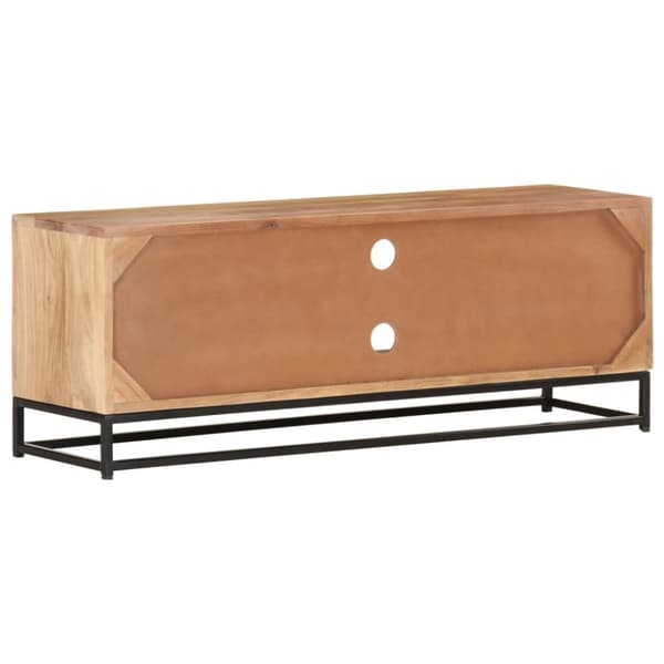 TV-bänk 110x30x40 cm massiv akacia
