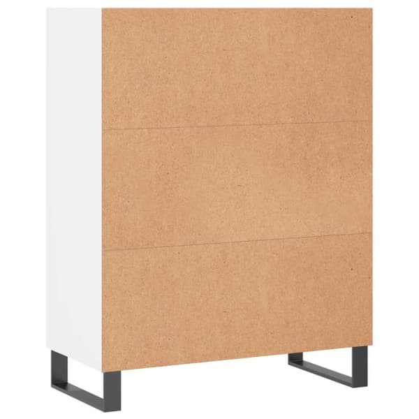 skab 69,5x32,5x90 cm konstrueret træ hvid