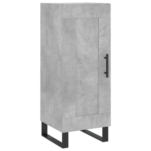 skab 34,5x34x180 cm konstrueret træ betongrå