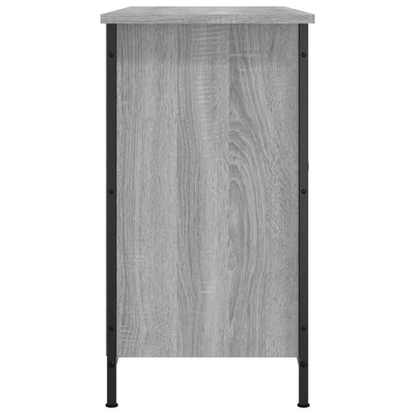 Tv-bänk grå sonoma 100x35x65 cm konstruerat trä