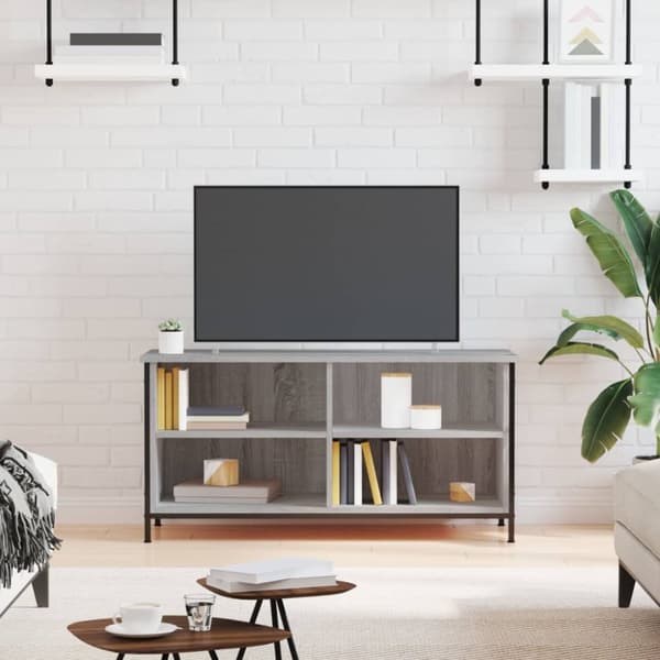 Tv-bänk grå sonoma 100x40x50 cm konstruerat trä