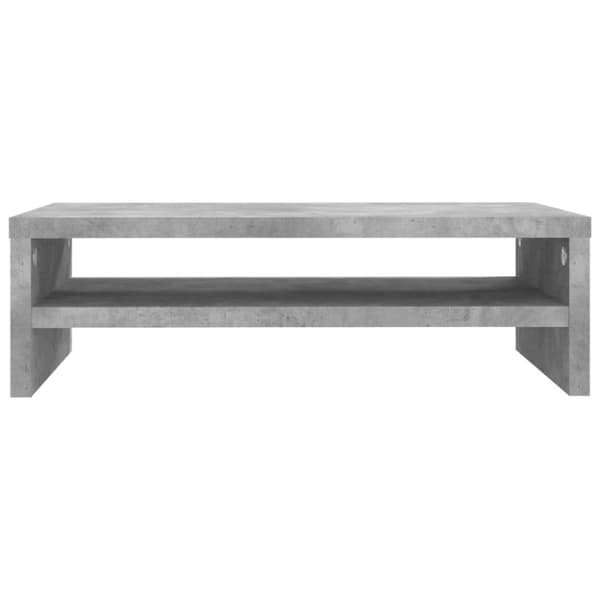 Näyttökoroke betoninharmaa 42x24x13 cm tekninen puu