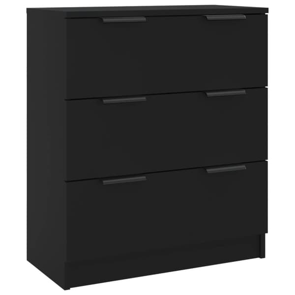 Senkki musta 60x30x70 cm tekninen puu