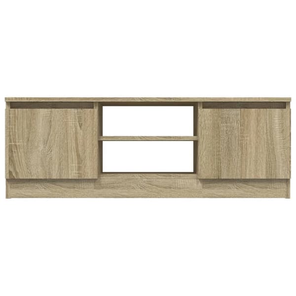 TV-bänk med dörr sonoma-ek 102x30x36 cm