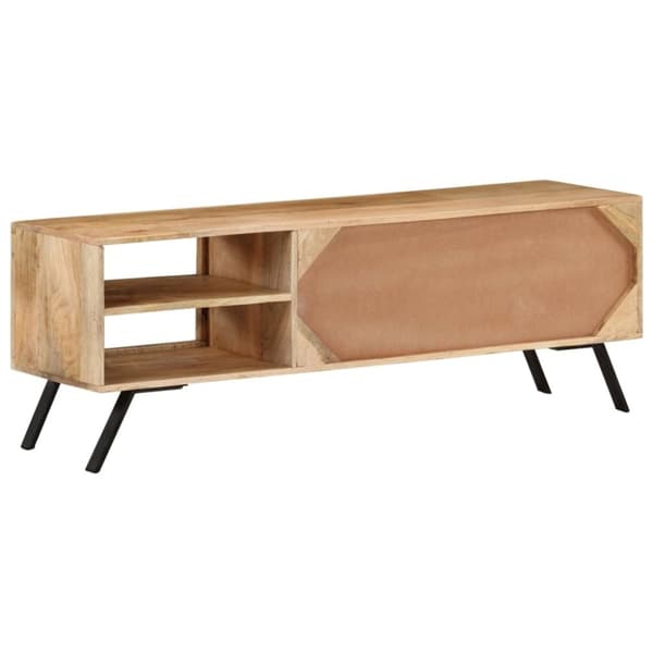 tv-skab 110x30x40 cm massivt mangotræ