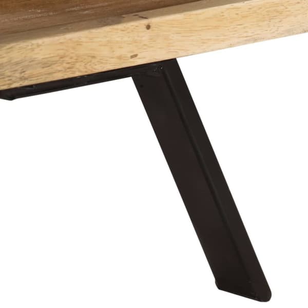 tv-skab 110x30x40 cm massivt mangotræ