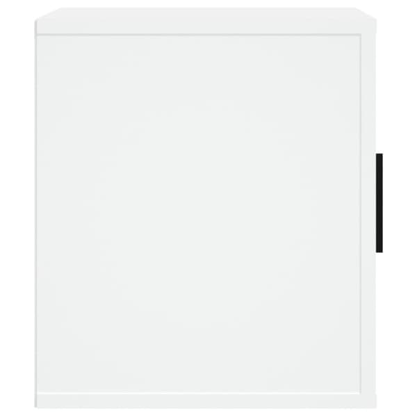 tv-bord 100x35x40 cm konstrueret træ hvid