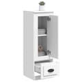 Miniatyrbillede 4 af 10: skab 36x35,5x103,5 cm konstrueret træ hvid