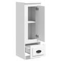 Miniatyrbillede 7 af 10: skab 36x35,5x103,5 cm konstrueret træ hvid