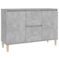 Pikkukuva 2 / 7: Senkki betoninharmaa 103,5x35x70 cm tekninen puu
