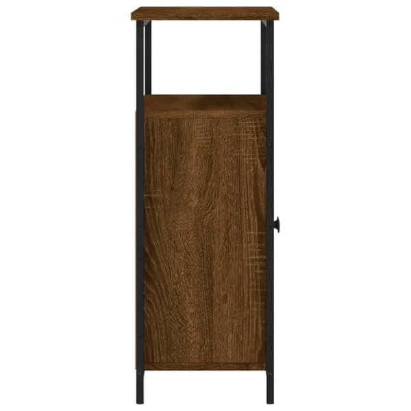 Byrå brun ek 70x30x80 cm konstruerat trä