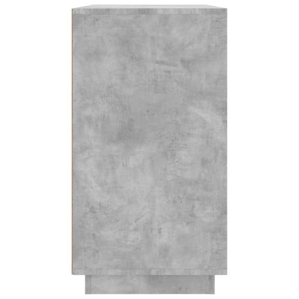 skænk 80x34x75 cm konstrueret træ betongrå