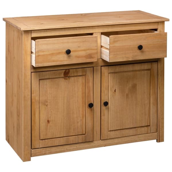 skænk Panama-serien 93x40x80 cm massivt fyrretræ