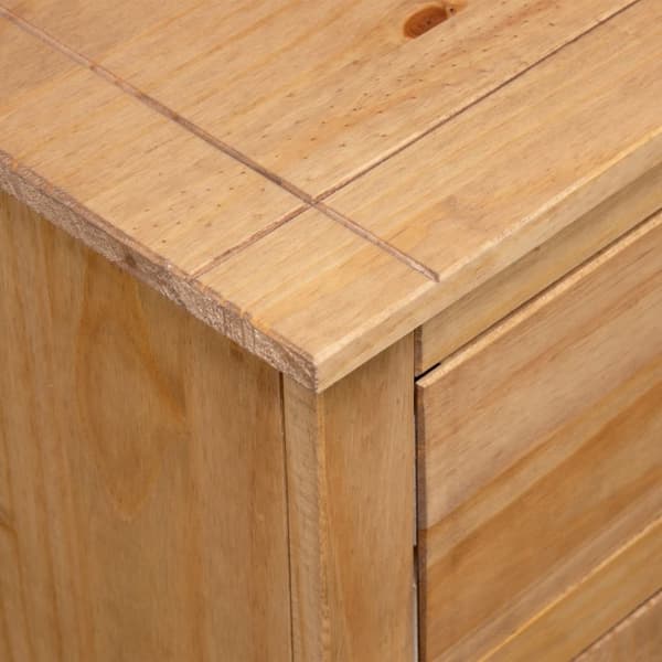 skænk Panama-serien 93x40x80 cm massivt fyrretræ