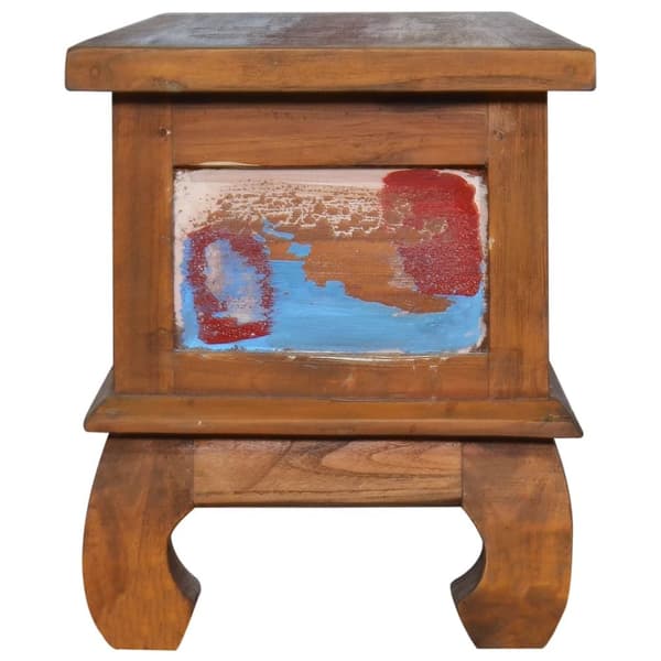 tv-skab 110x35x40 cm genanvendt teaktræ