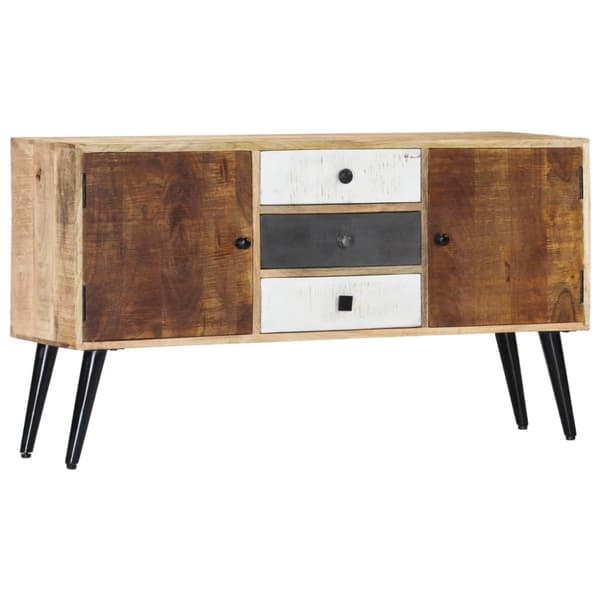 skænk 118 x 30 x 62 cm massivt mangotræ