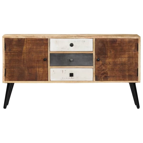 skænk 118 x 30 x 62 cm massivt mangotræ
