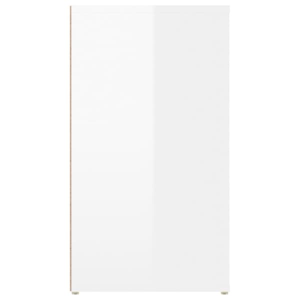 Senkki korkeakiilto valkoinen 100x33x59,5 cm tekninen puu
