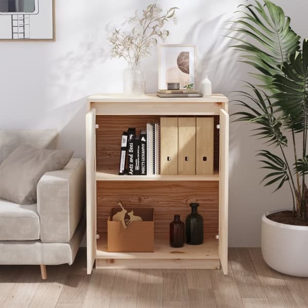 skænk 60x34x75 cm massivt fyrretræ