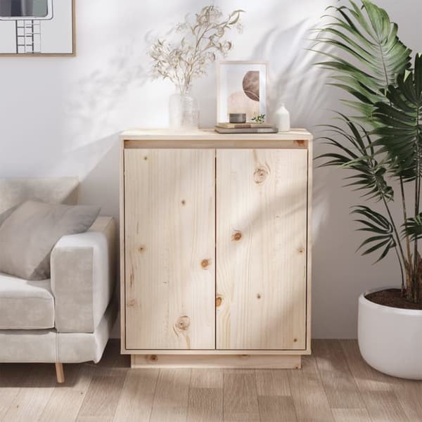 skænk 60x34x75 cm massivt fyrretræ